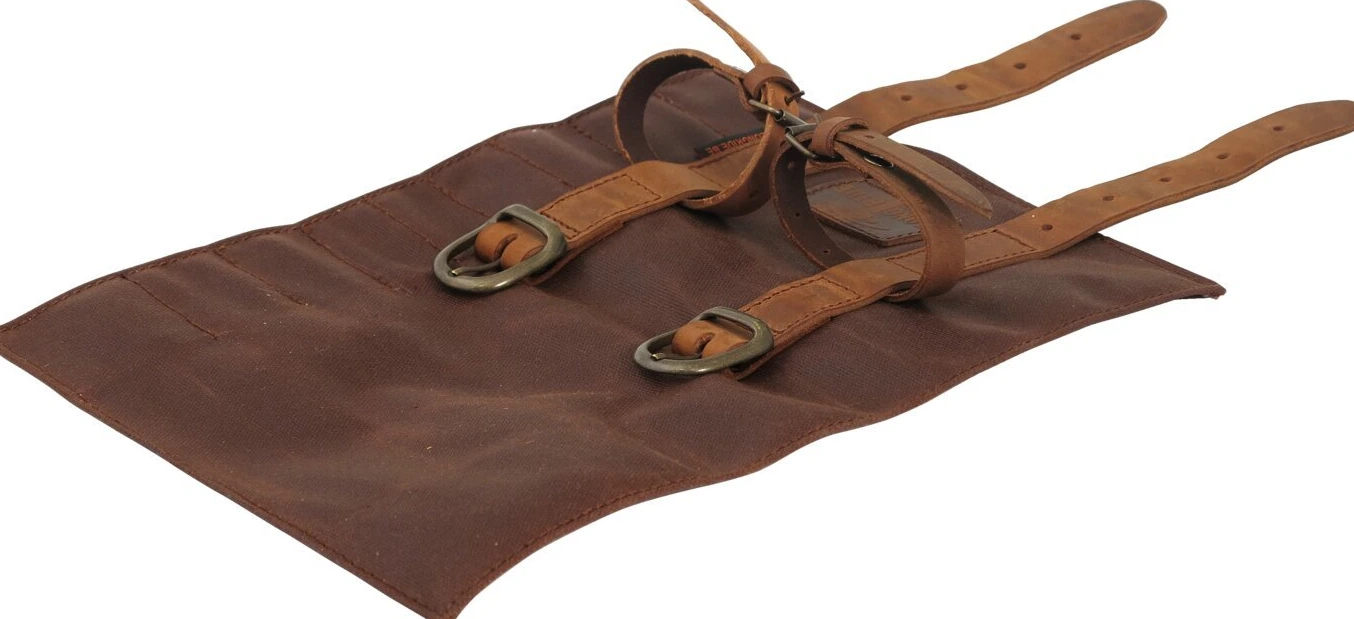 Longride, toolroll waxed cotton, Brown