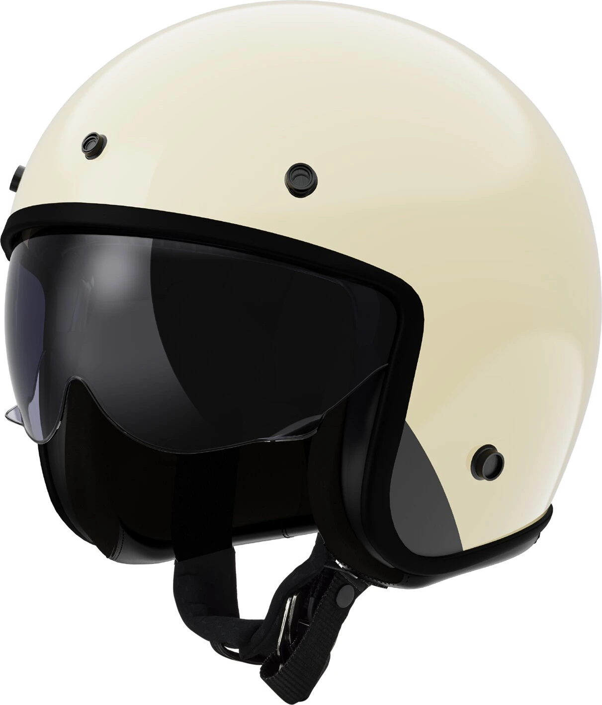 LS2 Bob II Solid helmet, Cream, XS, Gloss