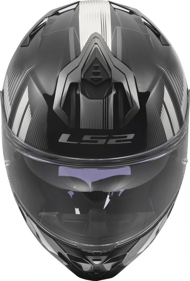 LS2 FF817 CHALLENGER II NITRO Helmet - Black Grey, 3XL