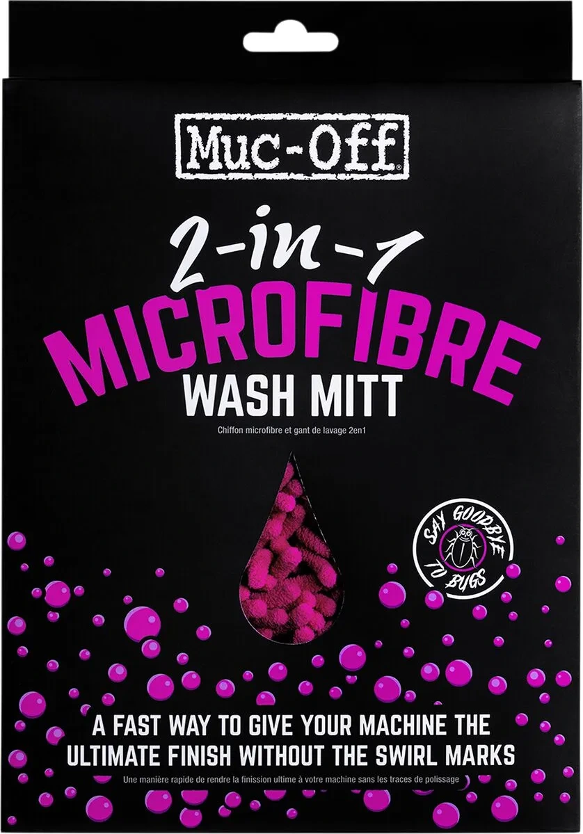 WASH MITT 2IN1 MICROFIBRE
