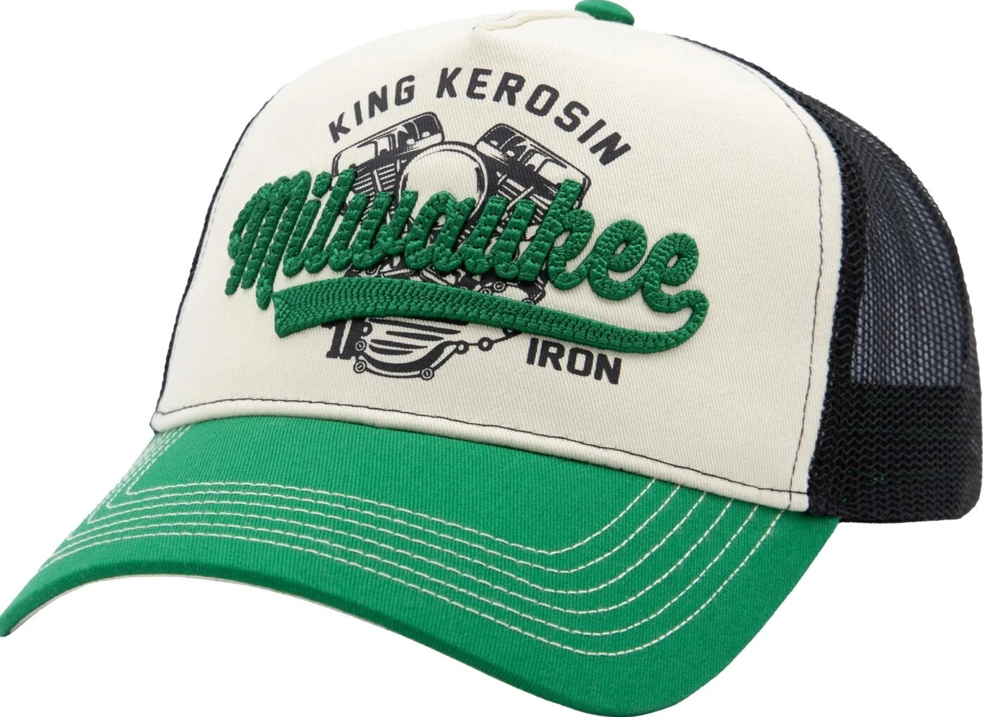 King Kerosin Milwaukee trucker cap, Green