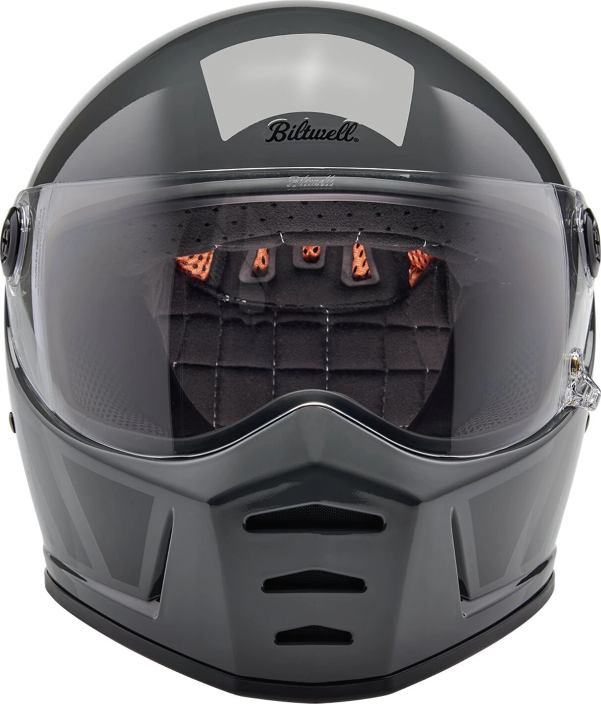 Biltwell Lane Splitter helmet, grey inertia Gray, XS, Gloss