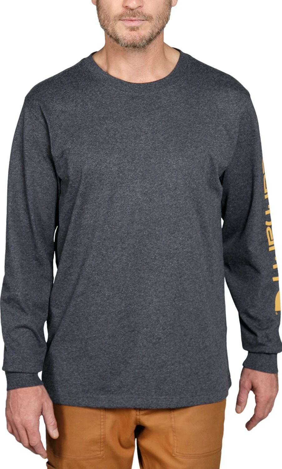 Carhartt Sleeve logo long sleeve, carbon heather, M