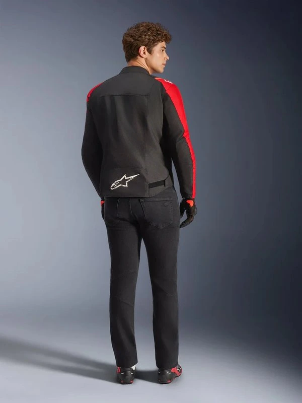 Alpinestars Jacket T-SPS v2 Waterproof Black/Red Fluo, M