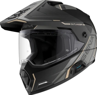 Sena Helmet Outlander Flatblack, S