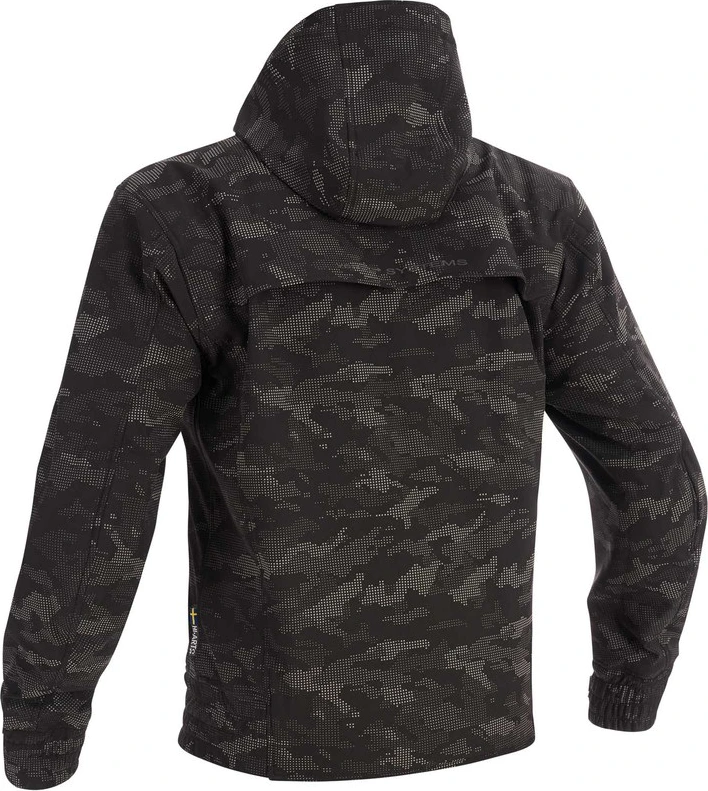 Lindstrands Textile jacket Frisen Black/reflecting pattern, 50
