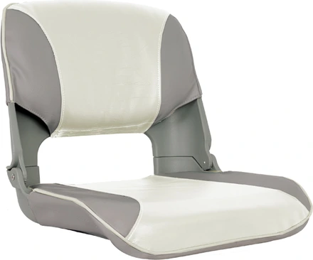 OS SKIPPER SEAT FOLDING UPHOLSTERED GREY/WHITE