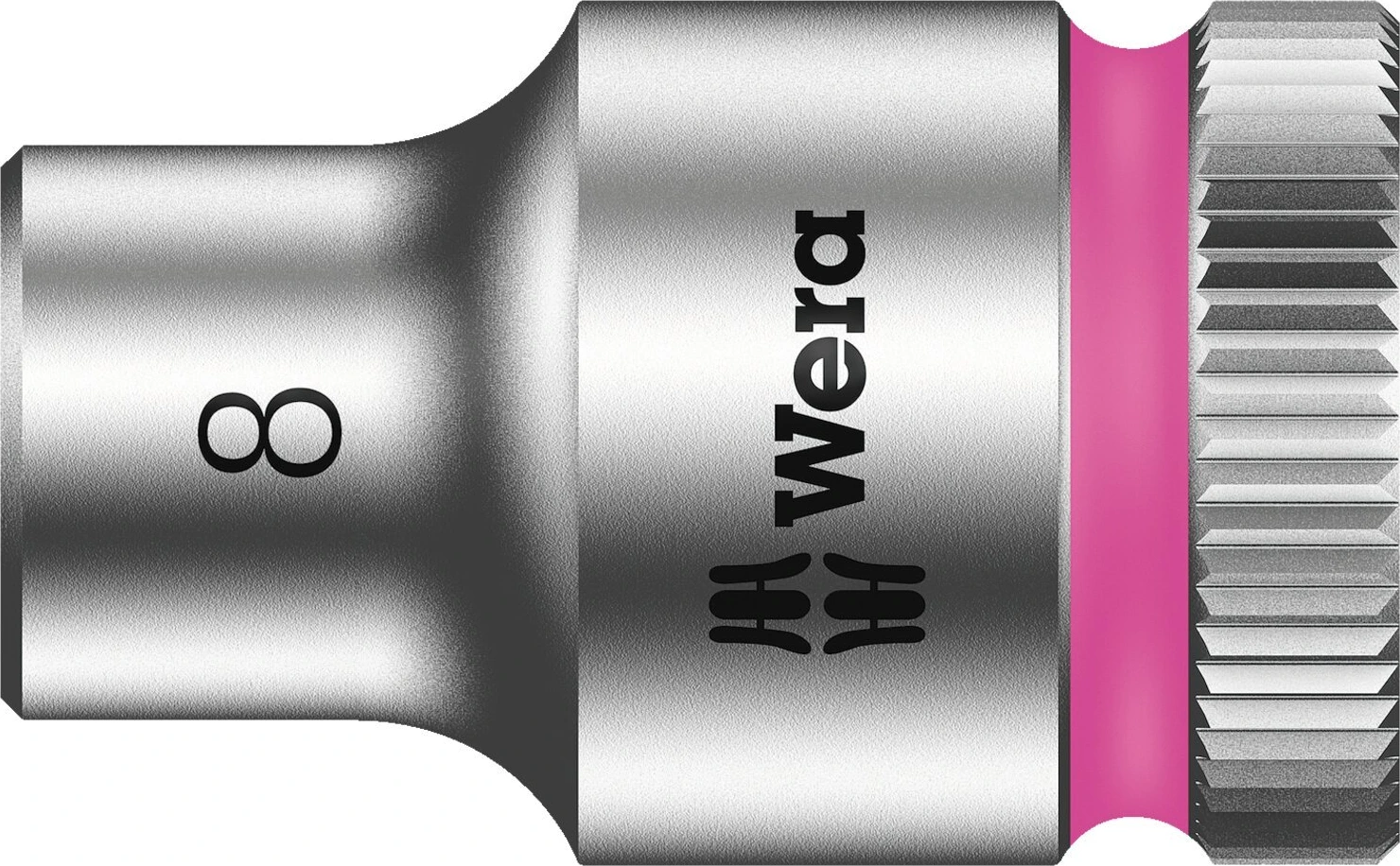 Wera Zyklop 3/8" socket - Metric 8.0, 8 mm, Chrome