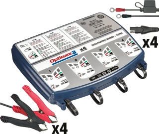 Tecmate OptiMATE, 3 x 4-bank 12V battery charger