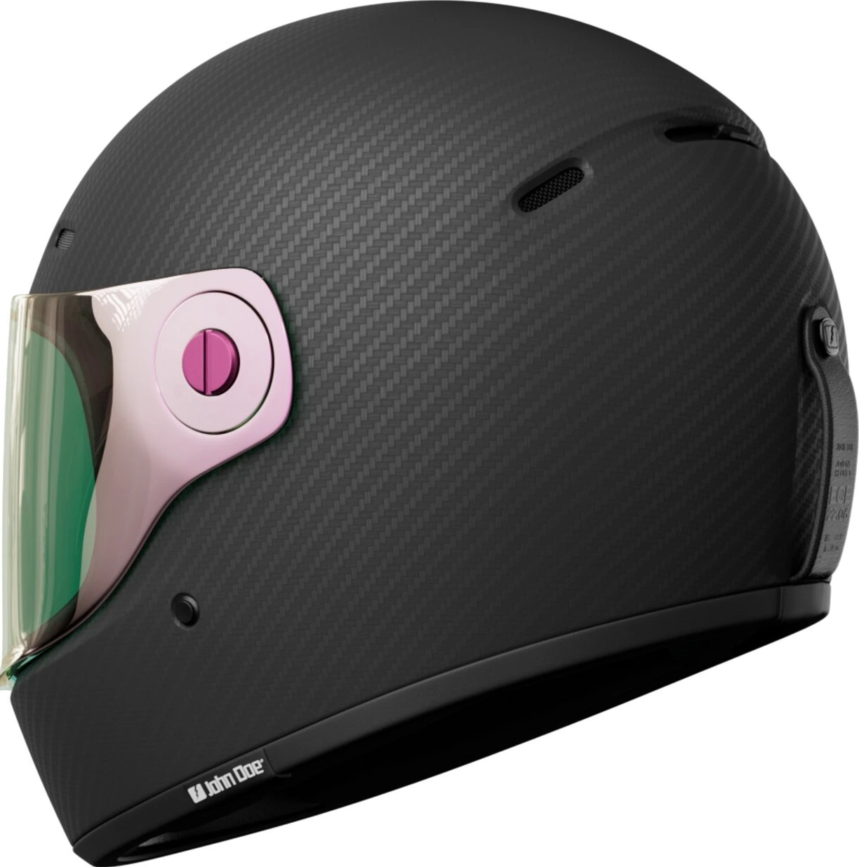 John Doe JD/ONE Frozen helmet, carbon, XS, Matte