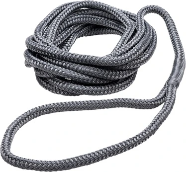 Qvarken Mooring Rope Dockline with eye 12mm 10m grey