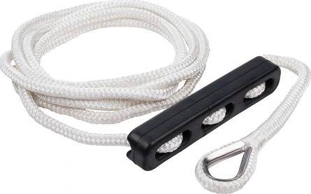 Qvarken Mooring Rope Dockline with compensator 12mm 4m white
