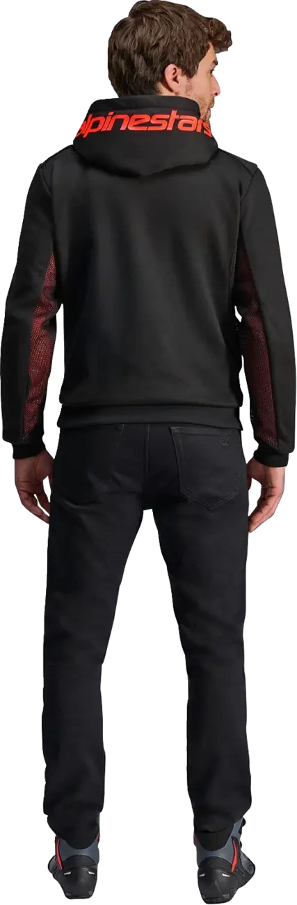 JACKET/HOODIE CHROME AIR BLK/RED S