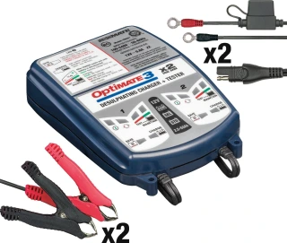 Tecmate OptiMATE 3 x 2 12V battery charger