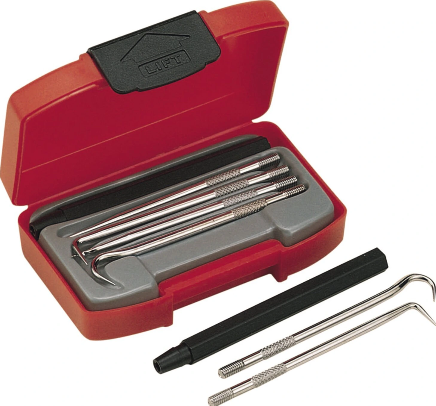 Teng Tools, 4-1 hook & pick set, Black, 105 mm