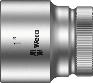 Wera Zyklop 1/2" socket - US sizes 1"
