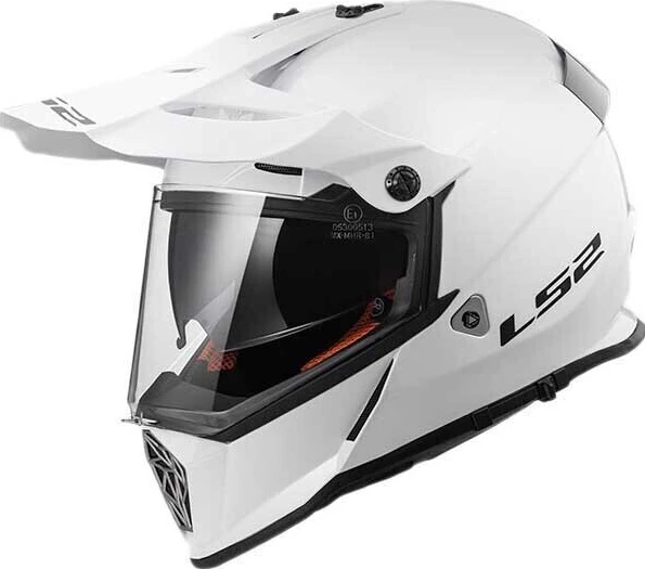 LS2 MX436 PIONEER helmet - Gloss White, 3XL