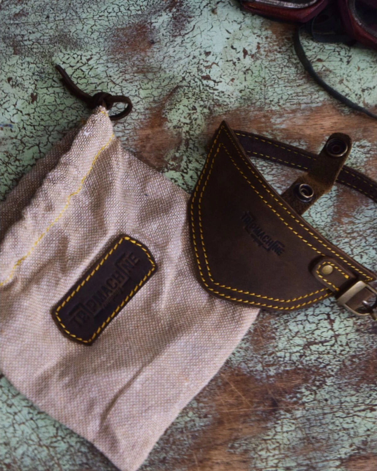 Trip Machine Shoe protector, classic Brown, tobacco