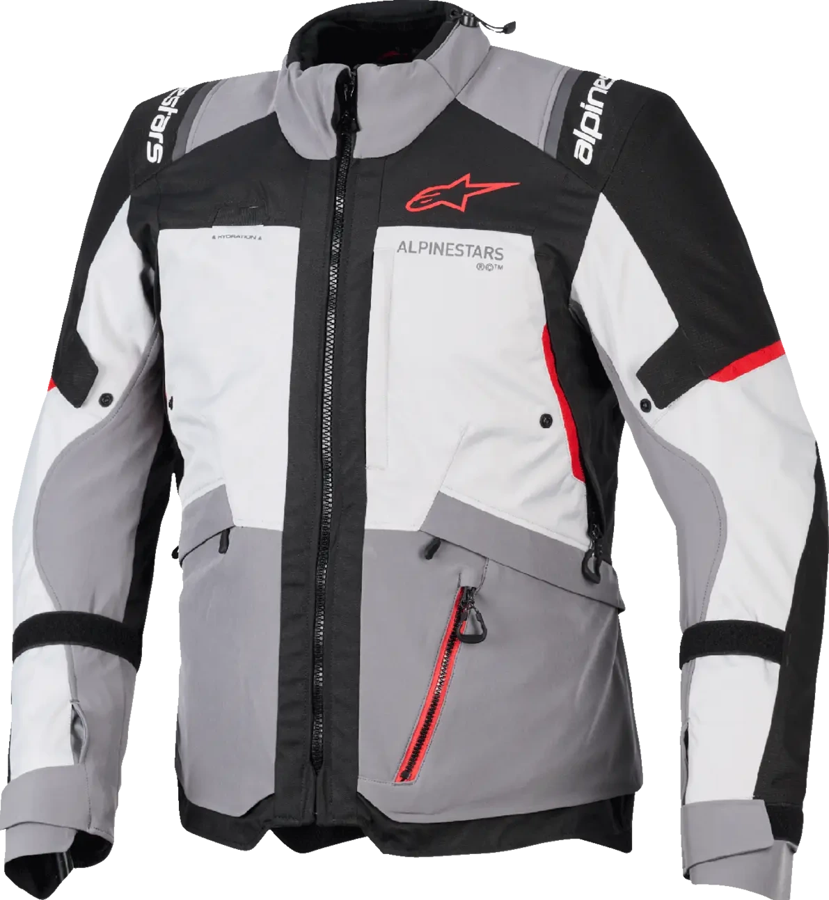 JACKET ANDES V4 DS GRAY/BLACK/RD 2XL