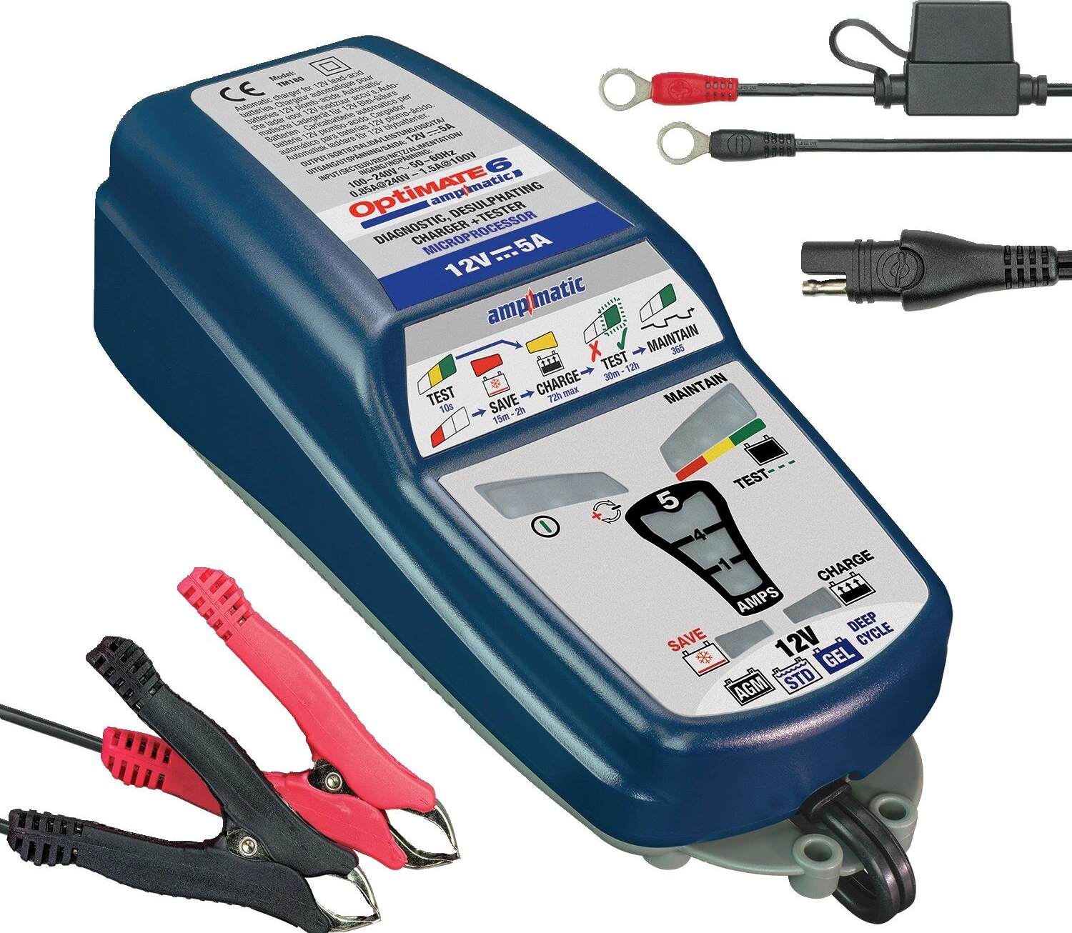 Tecmate OptiMATE 6, Ampmatic battery charger