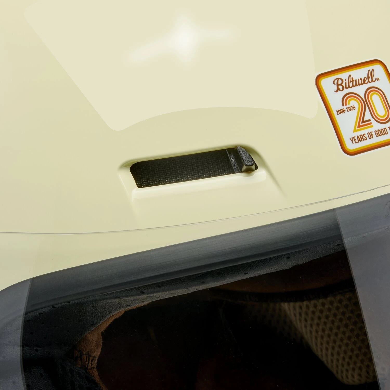 Biltwell Gringo SV helmet, 20th anniversary Beige, XS, Gloss