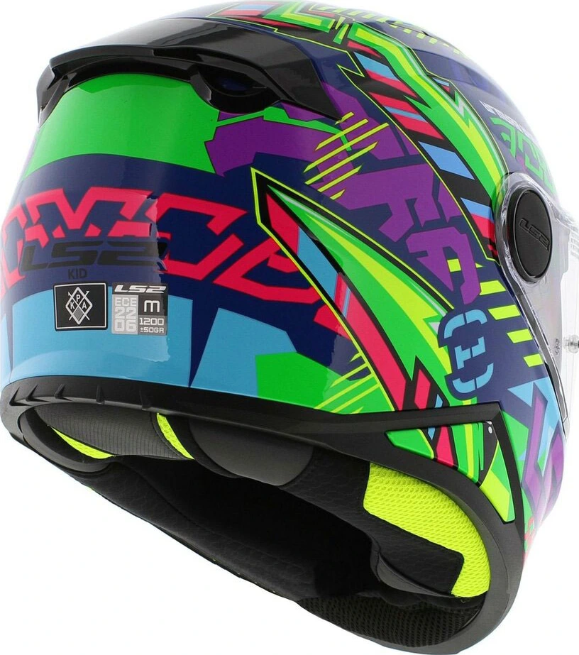 LS2 FF812 KID SVENT Helmet - S, Blue Green