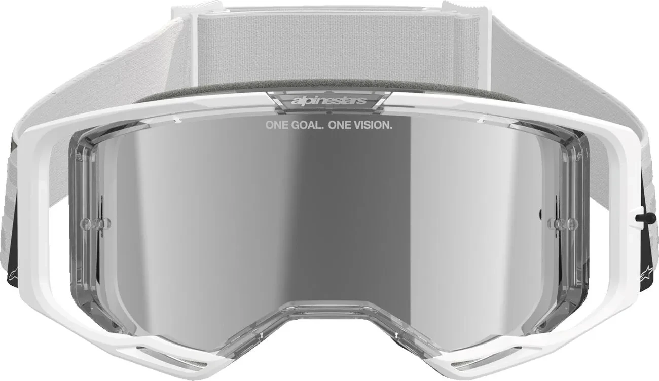 GOGGLE VISION 8 CORP WHT MIRROR-SIL