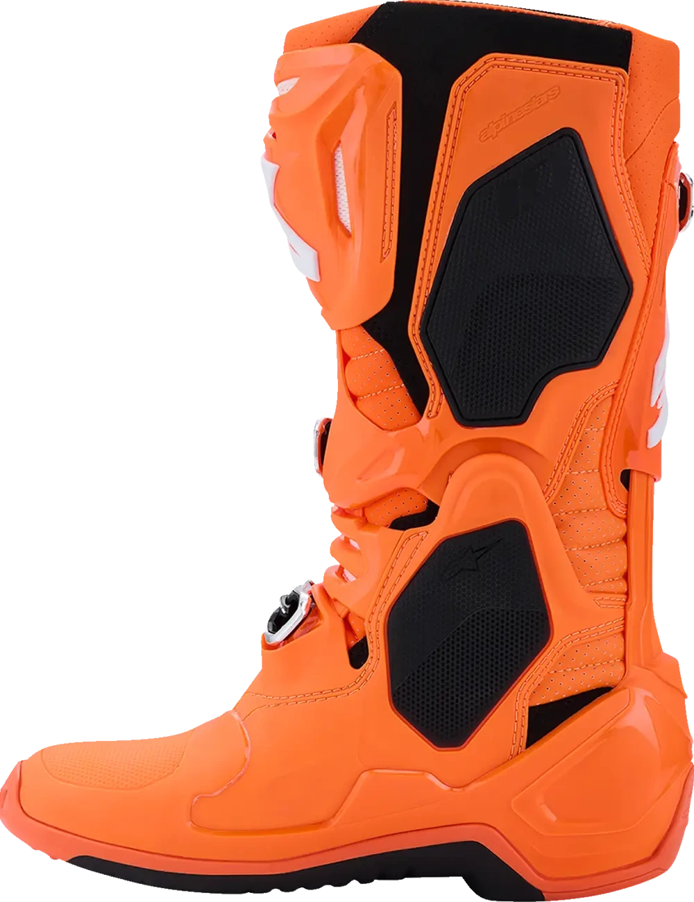BOOT TECH 10 S-VENTED ORG FL/BLK/WHT 7