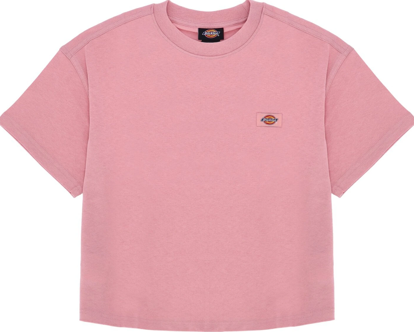 Dickies Oakport female boxy t-shirt, bridal rose Pink, M