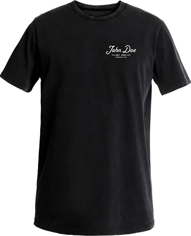 TEE JD LETTERING BLACK SM