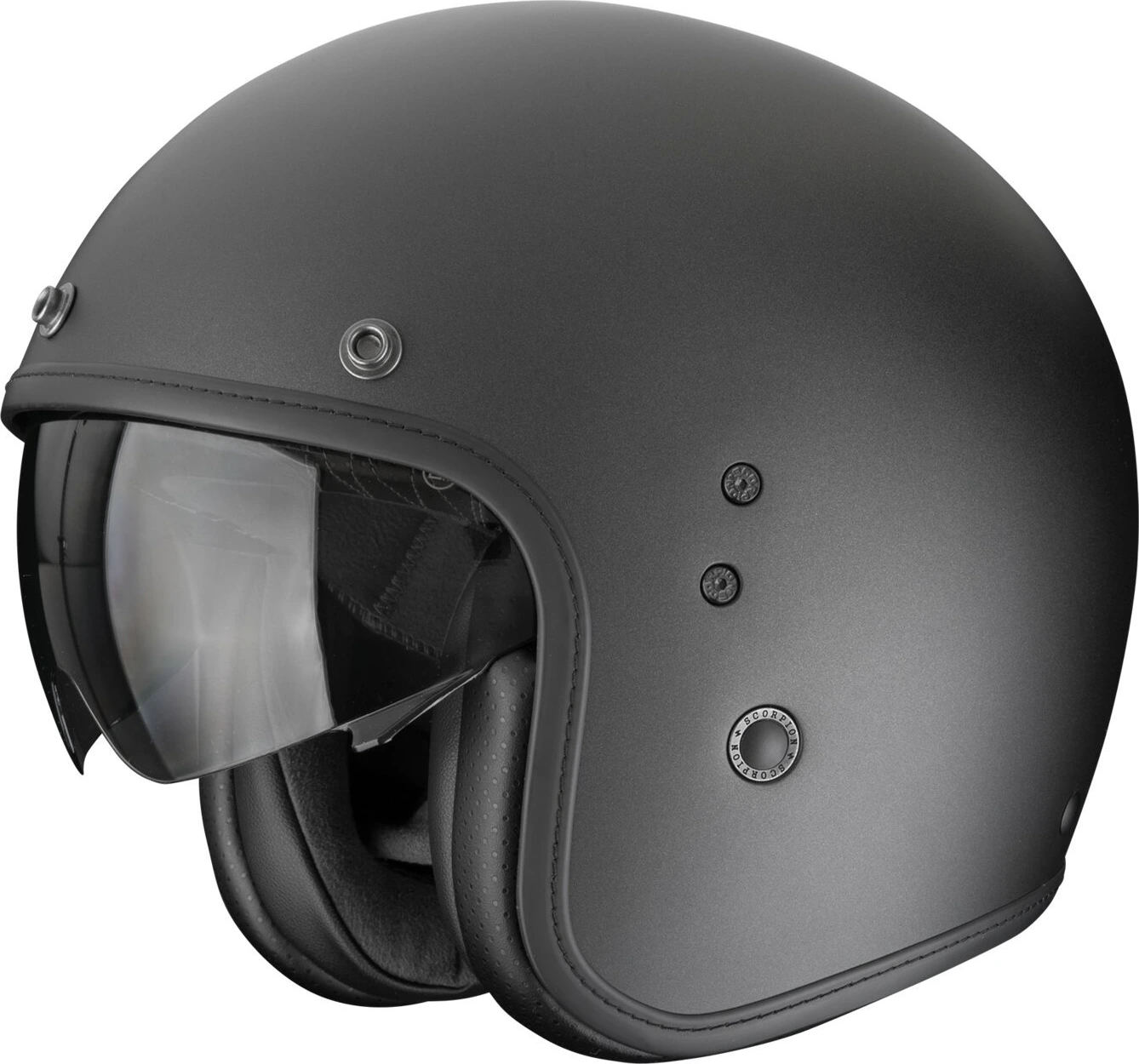Scorpion Belfast Evo solid helmet, Black, XS, Matte