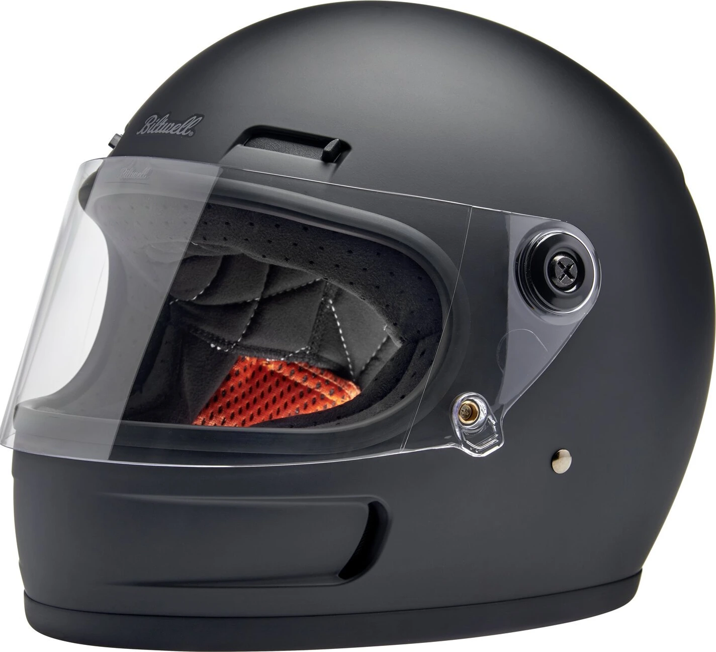 Biltwell Gringo SV helmet, Black, XS, flat