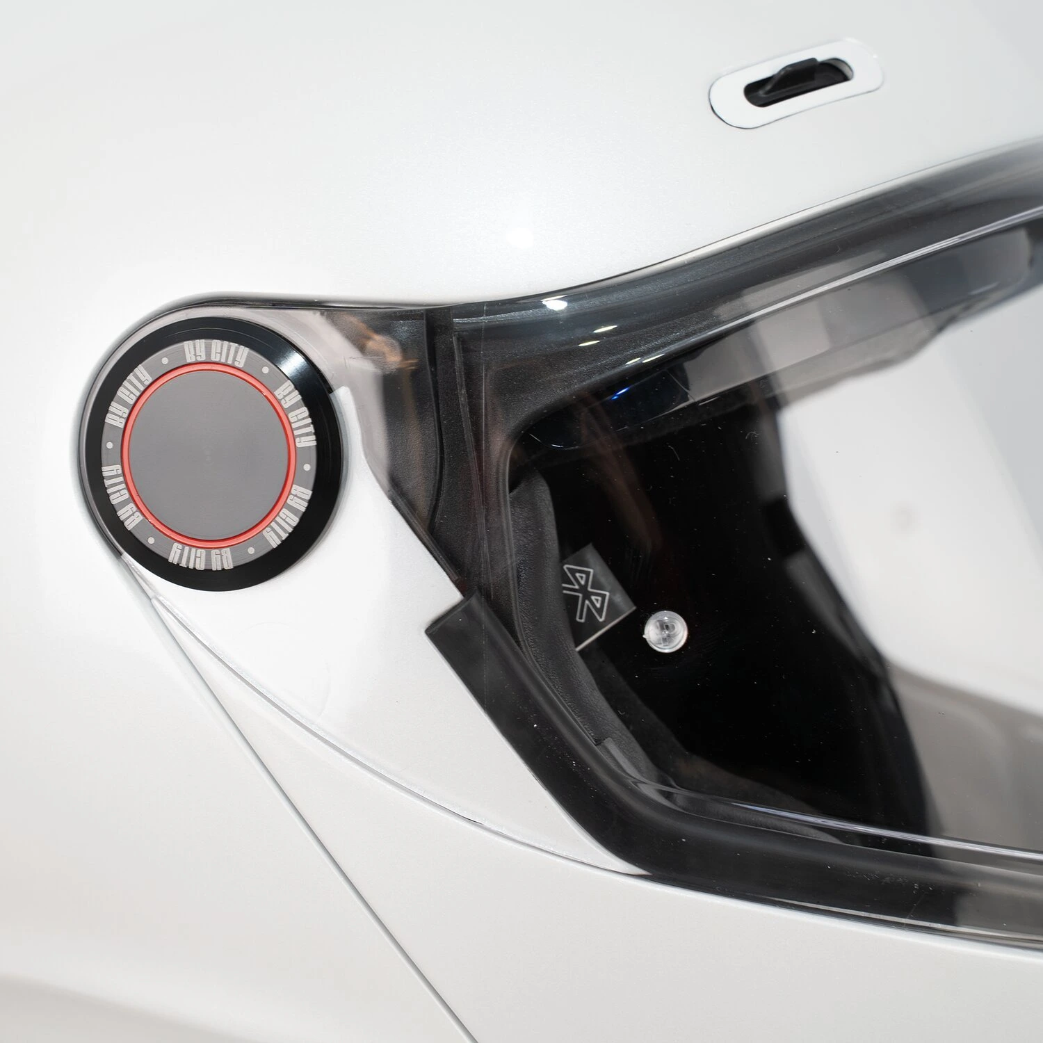 By City 90 Degrees helmet, pearl white, 2XL, Gloss