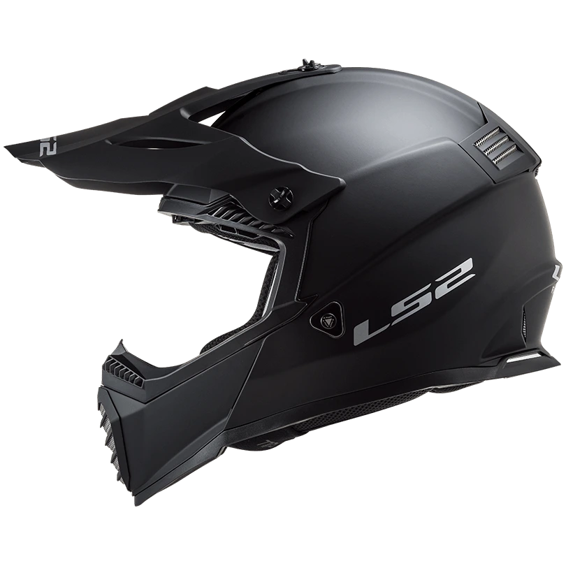LS2 MX437 FAST EVO helmet - L, Matt Black