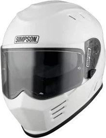 SIMPSON Helmet Venom 06 solid gloss white, S