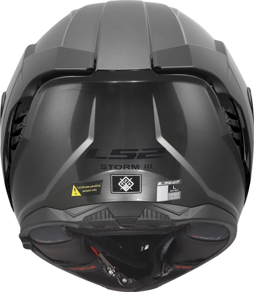 LS2 FF818 STORM III JEANS Helmet - XL, Titanium