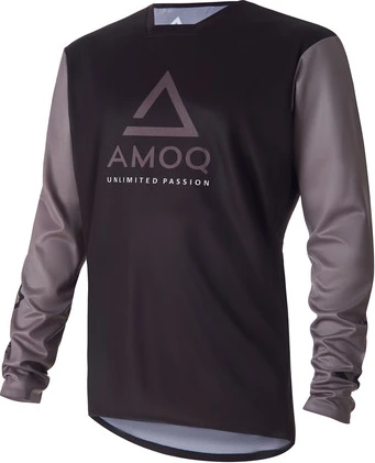 AMOQ Ascent Comp Jersey Black/Grey, S