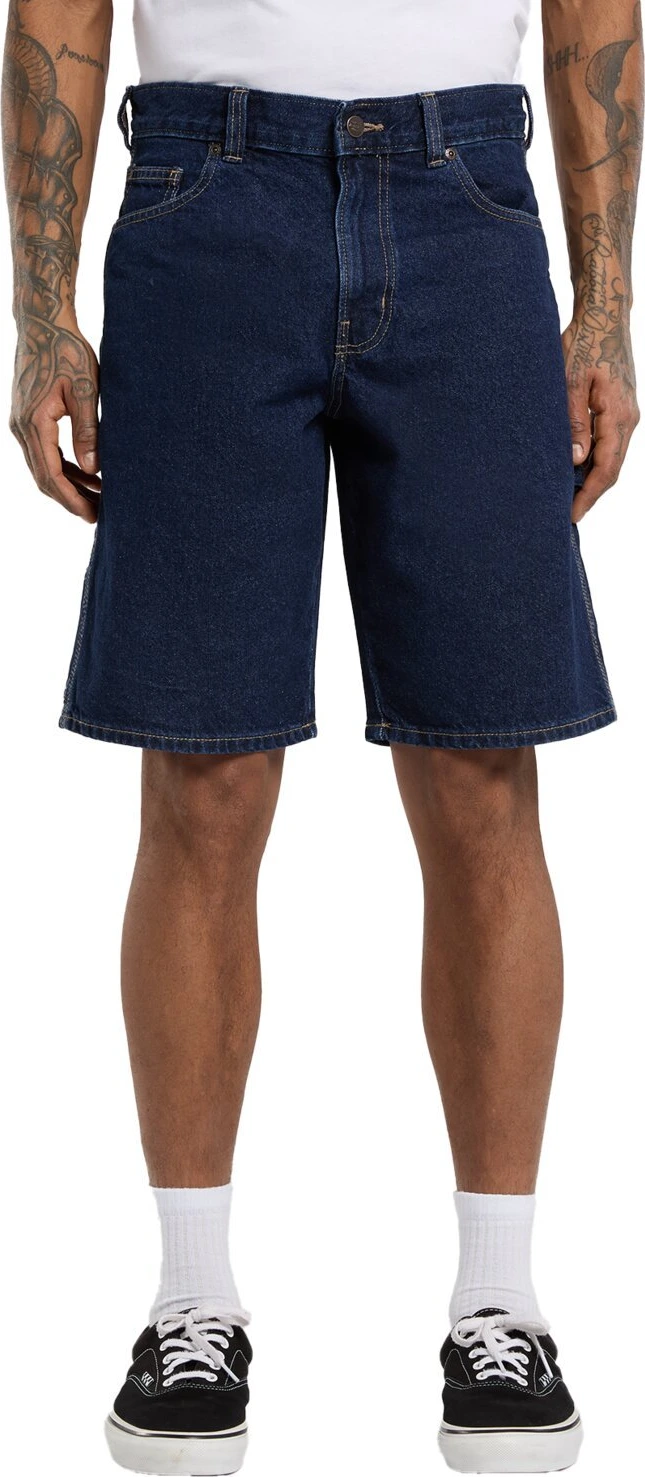 Dickies 993 Carpenter short jeans, dark Blue, indigo, 40