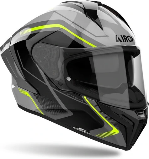 Airoh Helmet Matryx Wide Yellow Gloss, XS