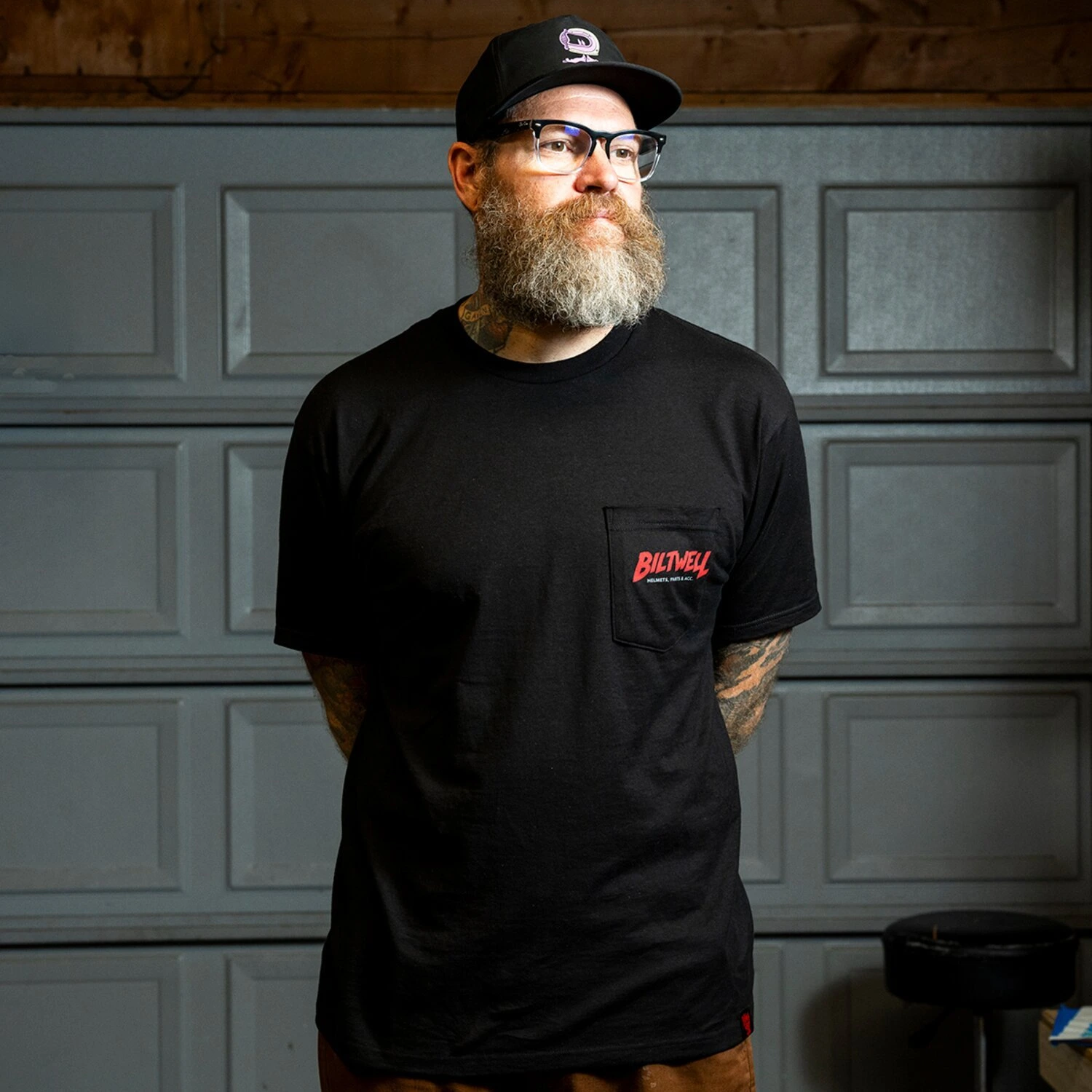 Biltwell Motorsickle t-shirt, Black, S