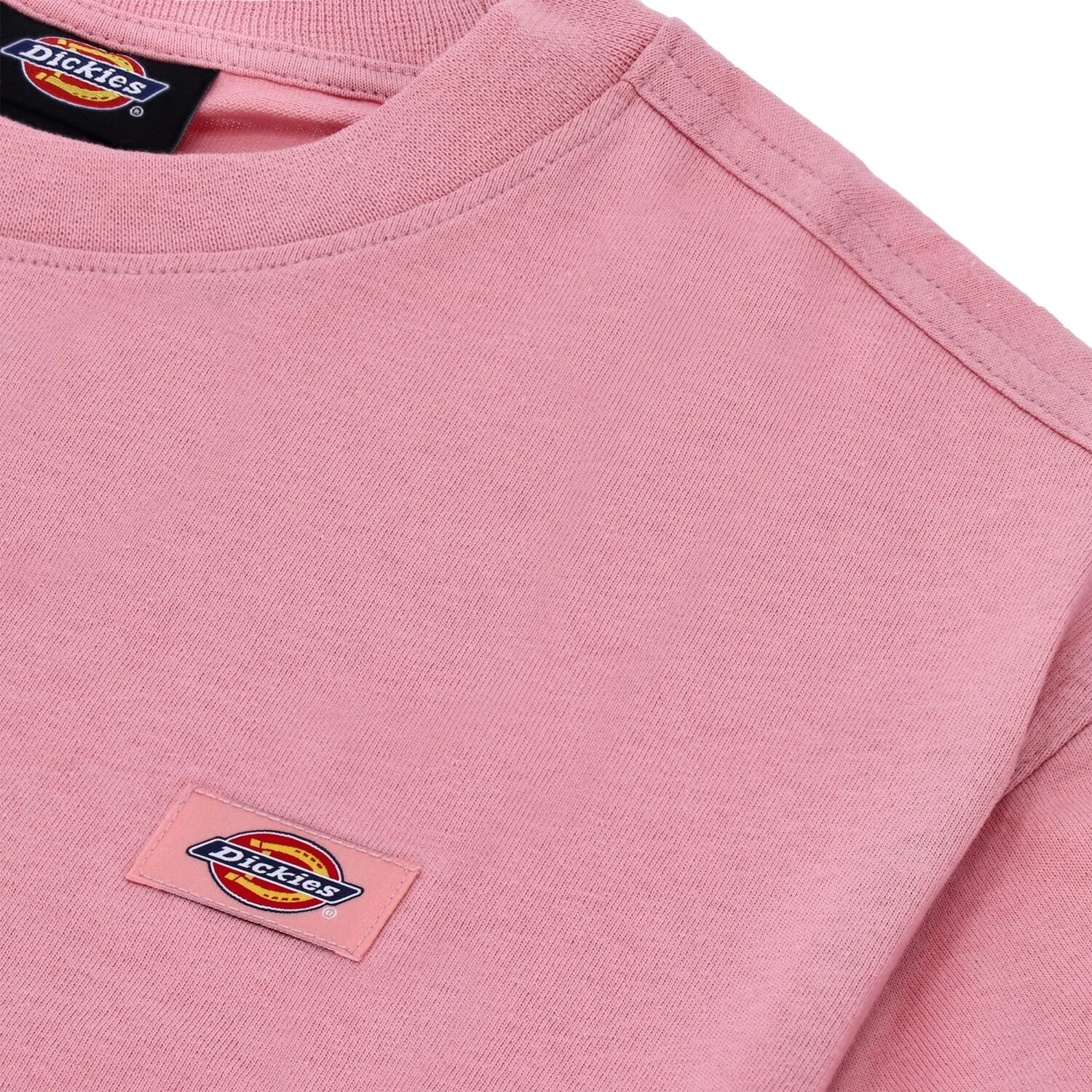 Dickies Oakport female boxy t-shirt, bridal rose Pink, M