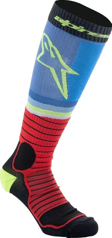 SOCK MX PRO BLK/GY/BLU S
