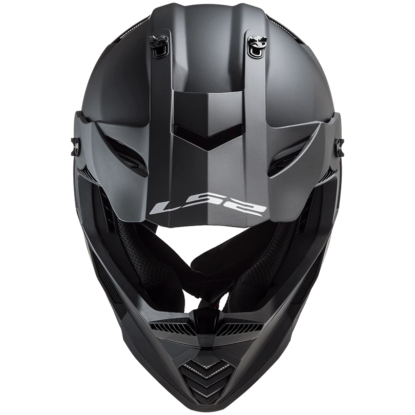 LS2 MX437 FAST EVO helmet - L, Matt Black
