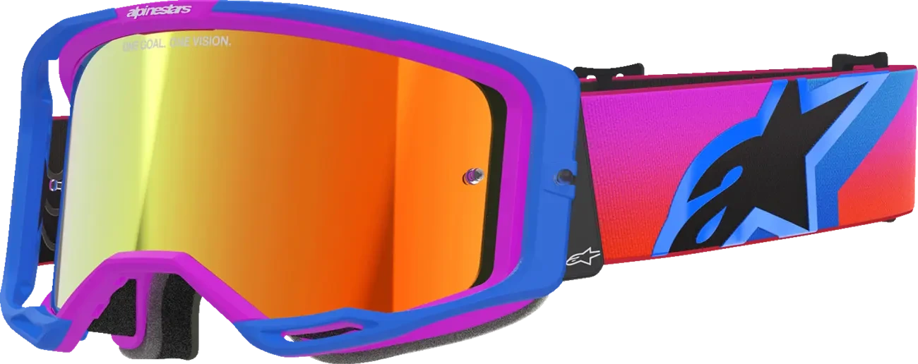 GOGGLE VISION 8 CORP BLUE/PURP/ORG MIRROR-RED