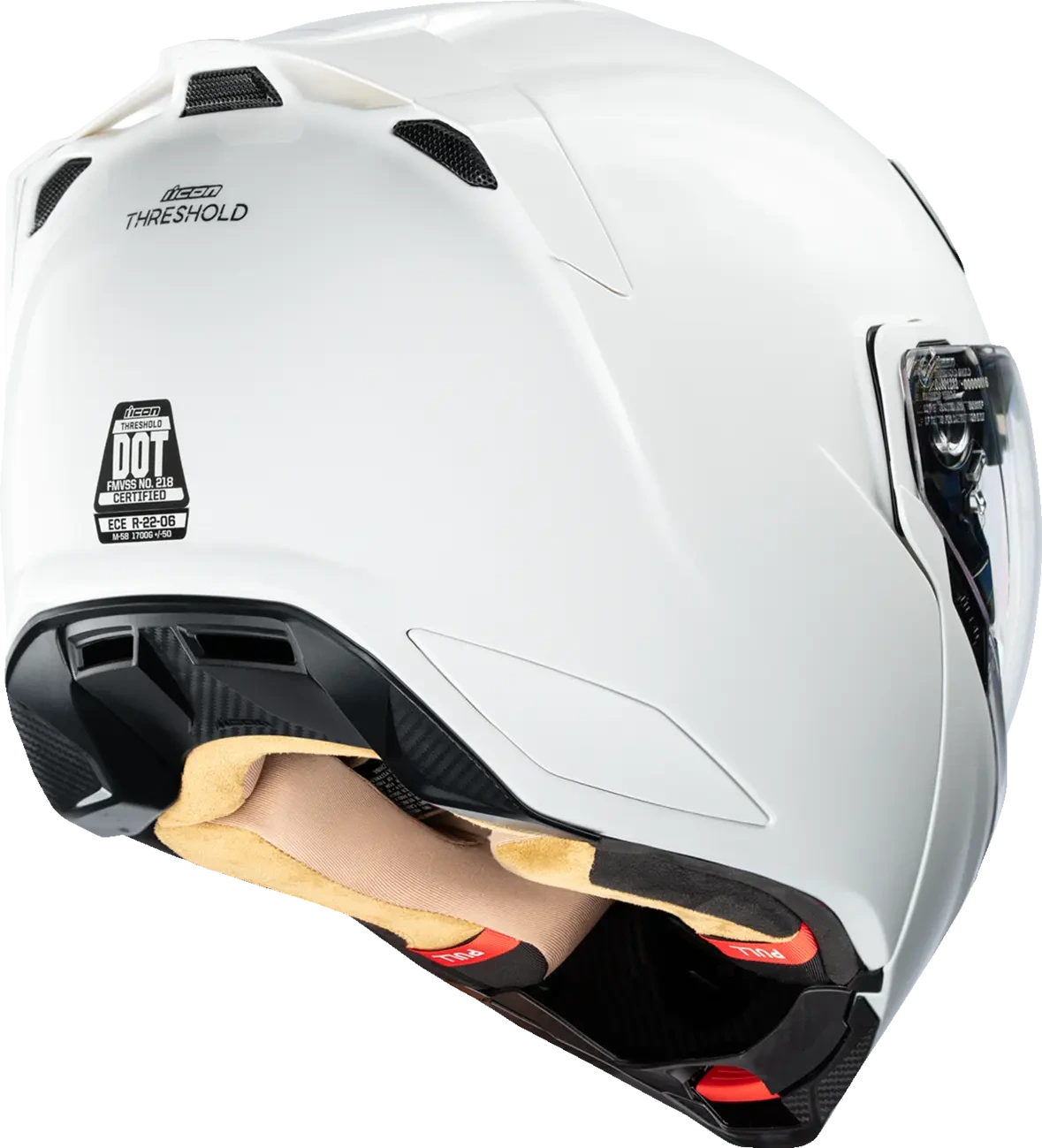 HELMET THRESHOLD GLOSS WHITE XS
