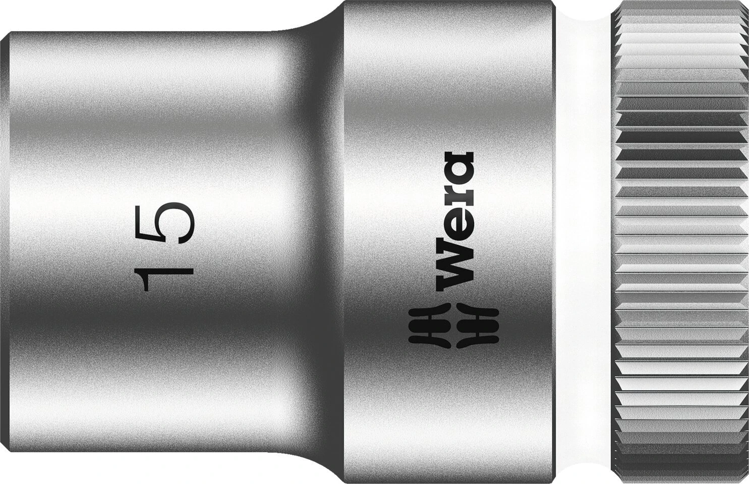 Wera Zyklop 1/2" socket - Metric 15.0, 15 mm, Chrome