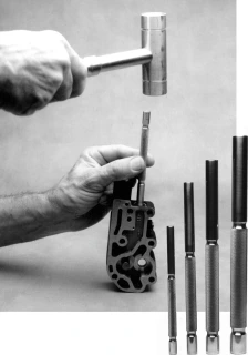 JIMS, solid brass punch set - oil pump