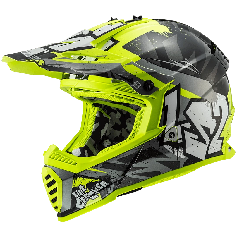 LS2 MX437 FAST EVO ROAR helmet - XL, Matt Black Red