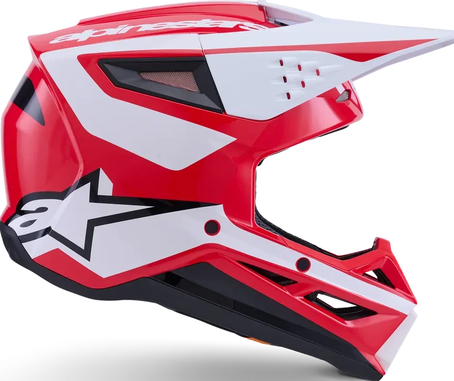 HELMET SM3 HEAT RED/WH/BLK XS
