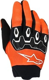 Alpinestars Gloves Youth Full Bore v2 Orange/White/Black XS